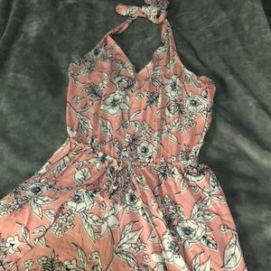 Summer halter romper